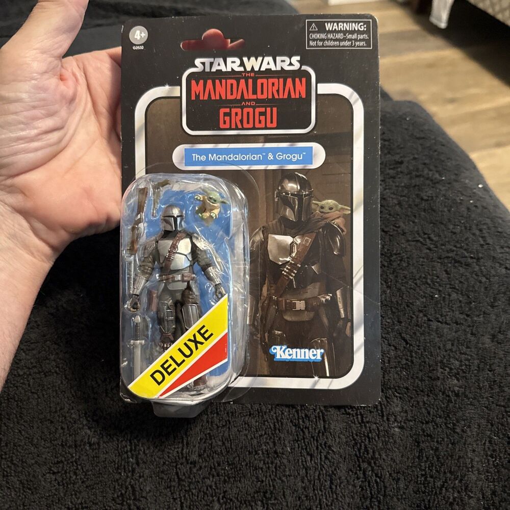 Star Wars 3.75 Vintage Collection THE MANDALORIAN AND GROGU Deluxe VC395 Free Sp